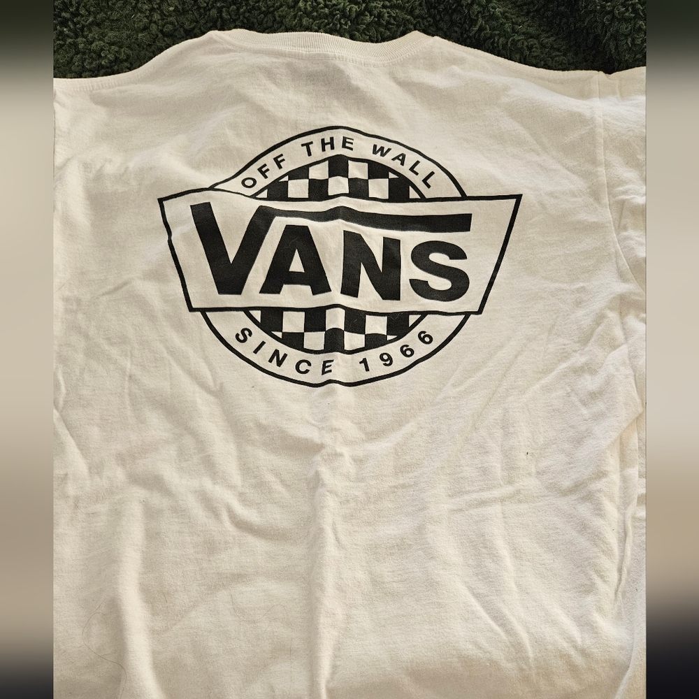 Vans White Graphic Tee